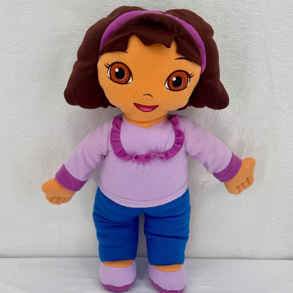 XL Nickelodeon Dora the Explorer Vintage Plush Doll 25" Stuffed Body Cuddle Toy